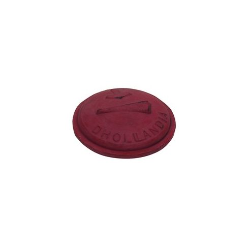 Lábvezérlő nyomógomb gumi d=50mm piros