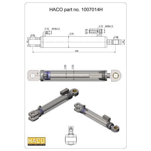 Emelő munkahnger DLB45-1000